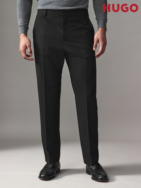 Musta - HUGO HUGO Blend Stretch- Housut (AV3793) | €203