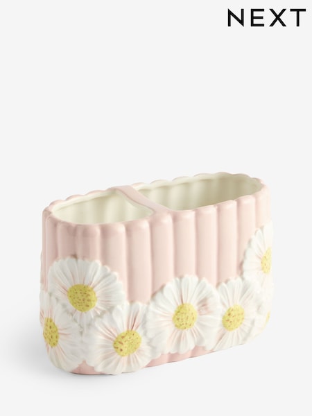 Rib Floral Print Toothbrush Tidy (AV4066) | R$ 135