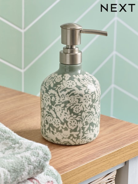 Floral Print Soap Dispenser (AV4067) | R$ 100