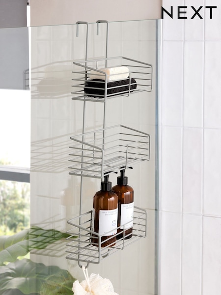 Grey Over Door Three Tier Shower Caddy (AV4138) | € 45