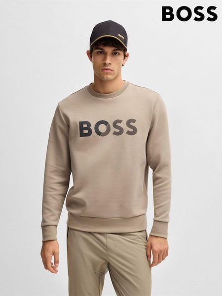 BOSS Gold Logo Print Cotton Twill 100% Cotton Cap (AV4145) | $60