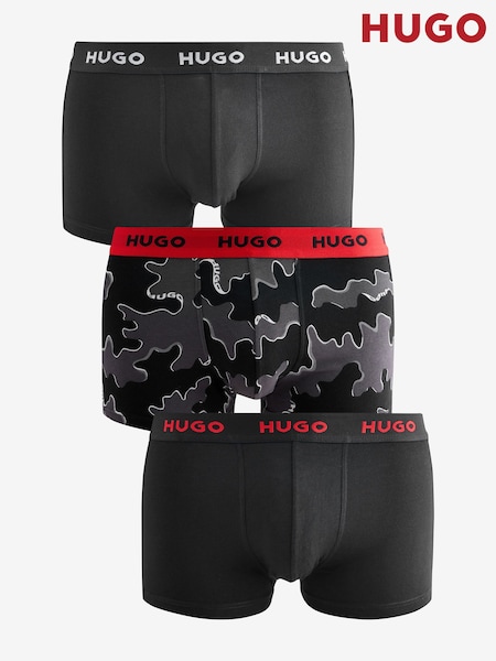HUGO Logo Waistband Cotton Boxers 3 Pack (AV4153) | ‏122 د.إ.‏