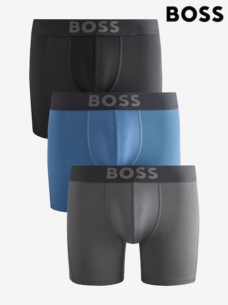 BOSS Multicolour Logo Stretch Mircofibre 3 Briefs (AV4174) | €39