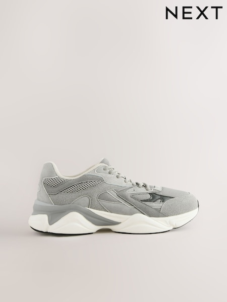 Grey Chunky Sole Trainers (AV4195) | AZN 99