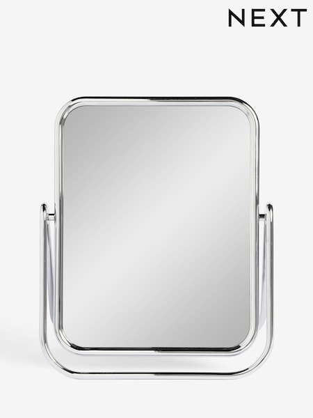 Silver Chrome Rectangular Dressing Table Vanity Mirror (AV4207) | AED139