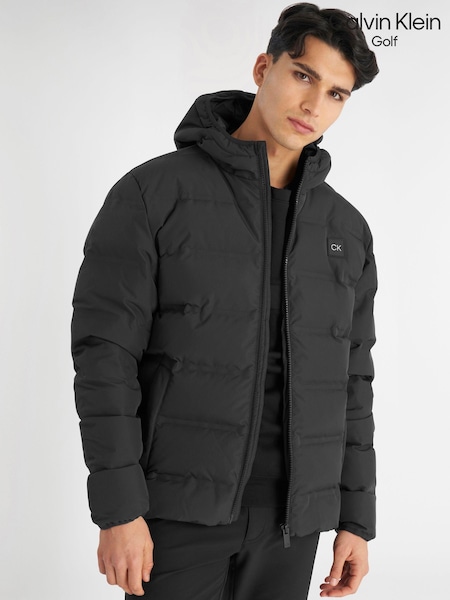Calvin Klein Golf Down Hooded Black Jacket (AV4268) | €236