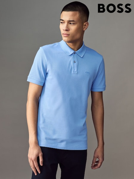 BOSS Blue Dark Pallas Regular Fit Polo Shirt (AV4273) | 315 SAR