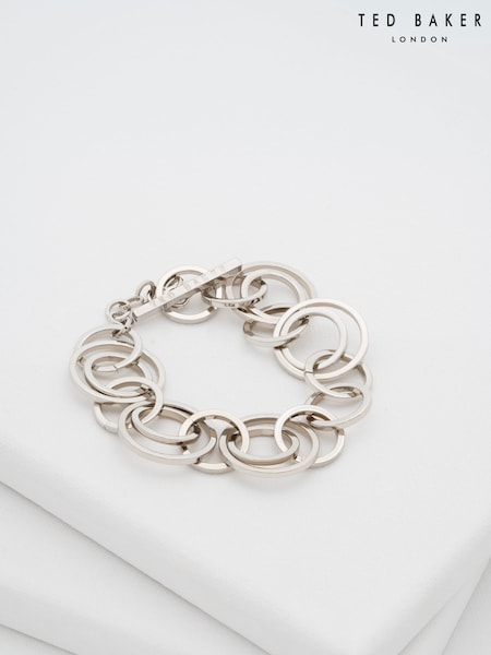 Ted Baker Silver Tone HULIE: Multi Hoop Adjustable Bracelet (AV4297) | €93