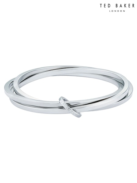 Ted Baker Silver Tone HUULIA: Multi Hoop Bangle Bracelet (AV4302) | $127