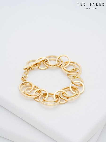 Ted Baker Gold Tone HULIE: Multi Hoop Adjustable Bracelet (AV4307) | €93