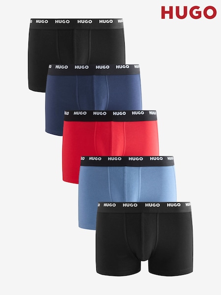 HUGO Logo Waistband Cotton Boxers 5 Pack (AV4315) | €45