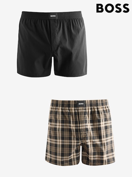 BOSS Poplin 100% Cotton Pyjamas Shorts 2 Pack (AV4328) | 64 €