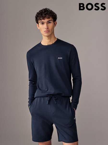 BOSS Blue Waffle Structured T-Shirt (AV4351) | €64