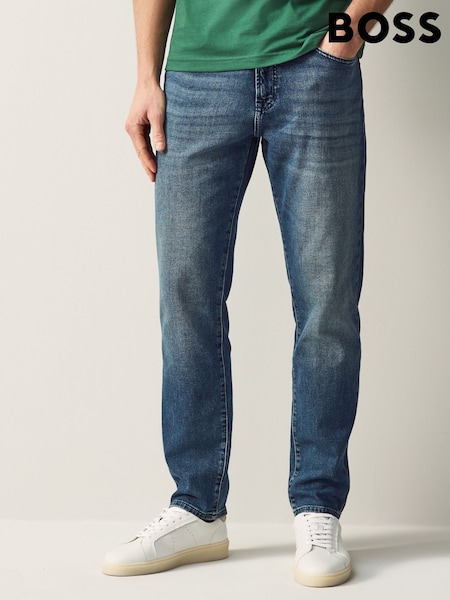 Denim azul - BOSS Tapered Fit Comfort Stretch Denim Jeans (AV4367) | 168 €