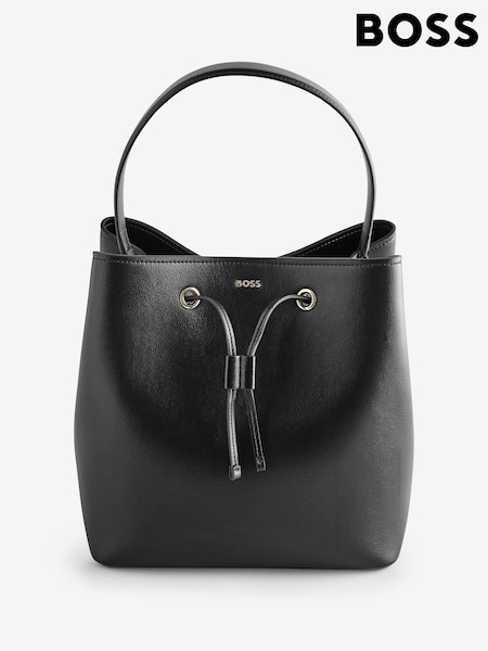 BOSS Black Double B Monogram Faux-Leather Bucket Bag (AV4475) | €249
