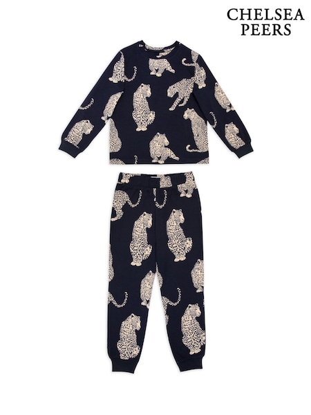 Chelsea Peers Kids Leopard Print Long Pyjama Set (AV4493) | ‏179 ر.س.‏