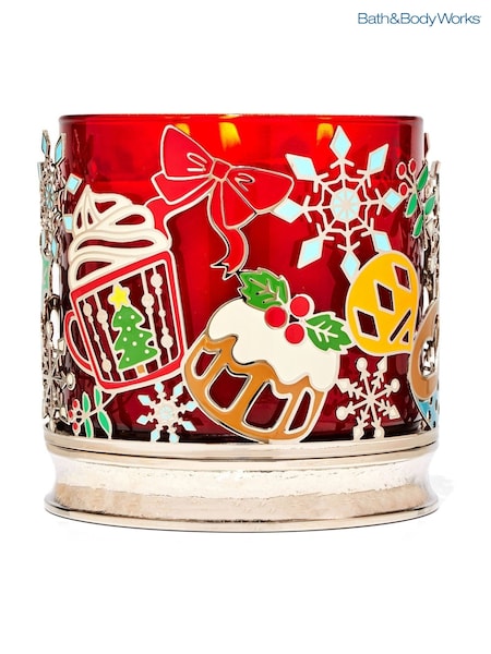 Bath & Body Works Holiday Tea Party 3-Wick Candle Holder (AV4510) | €17.50