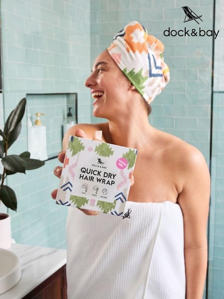 Dock & Bay Desert Dreams Wrap Quick Dry Waffle Hair Towel (AV4576) | €20