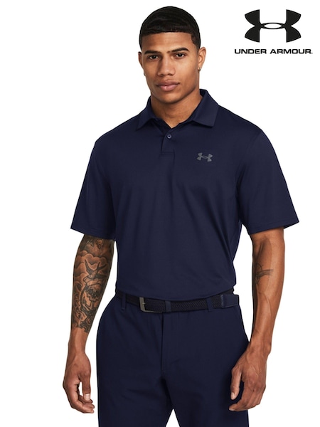 أزرق داكن - Under Armour Golf T2G Polo Shirt (AV4605) | ‏233 د.إ.‏
