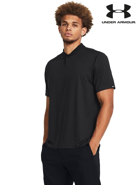 Under Armour Black Golf Payoff 3.0 Dash Polo Shirt (AV4616) | €36