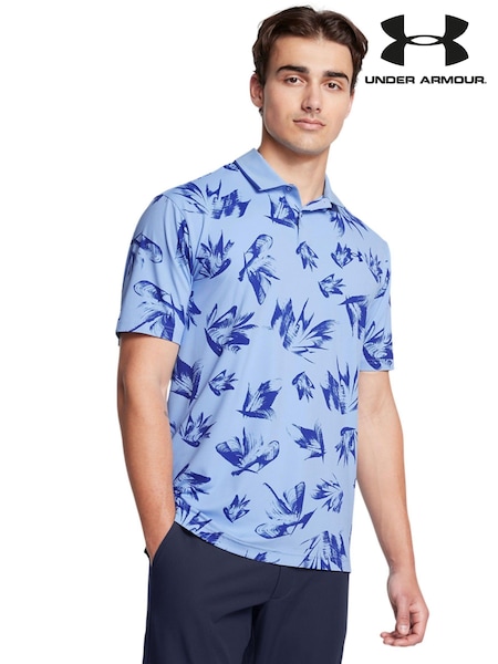 Under Armour Bright Blue Golf Isochill Edge Polo Shirt (AV4632) | €93