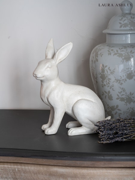 Laura Ashley Cream Hare Sculpture Ornament (AV4661) | €54