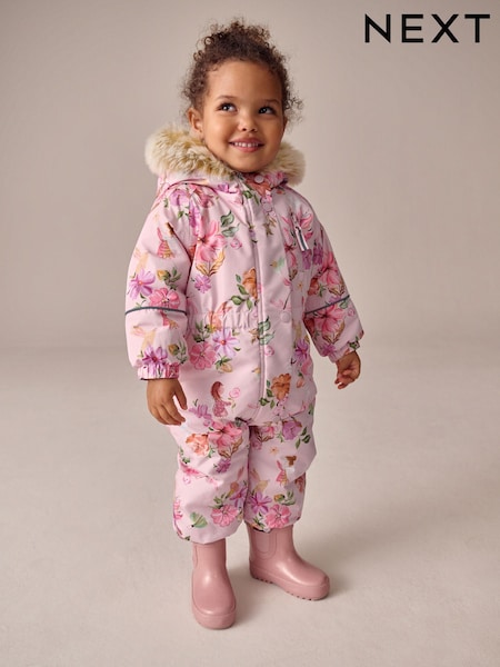 Pink Fairy Waterproof Printed Snowsuit (3mths-7yrs) (AV4778) | SGD 69 - SGD 75