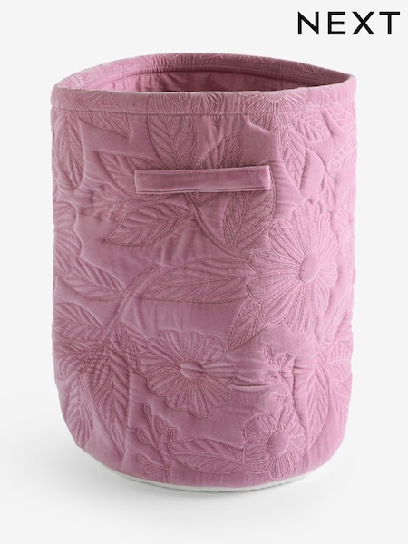 Floral Print Embroidered Laundry Bag Basket (AV4910) | €51