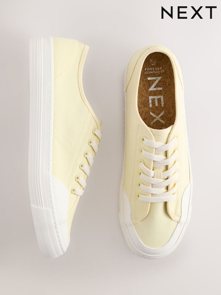 Yellow Forever Comfort® Round Toe Chunky Baseball Trainers (AV4932) | €26
