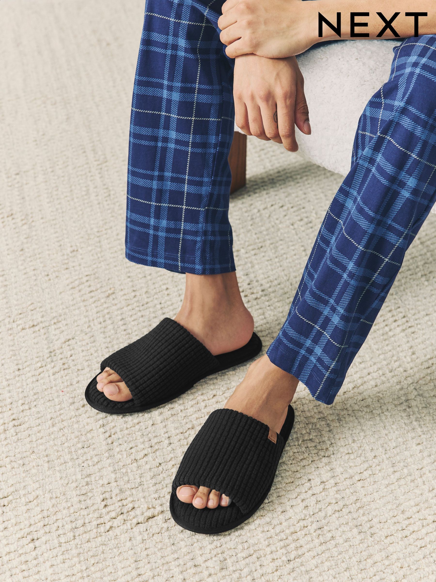 Mens Slippers | Mens Knitted \u0026 Slip On Slippers | Next Netherlands