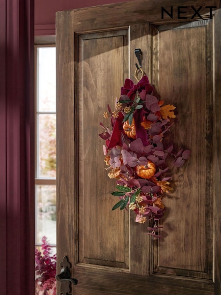 Autumnal Pumpkin Wreath (AV4999) | 42 €