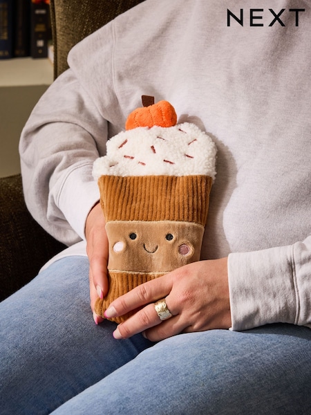 Natural Autumn Pumpkin Spiced Latte Microwaveable Hottie (AV5005) | €18