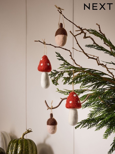 4 Pack Felt Autumn Baubles (AV5007) | 15 €