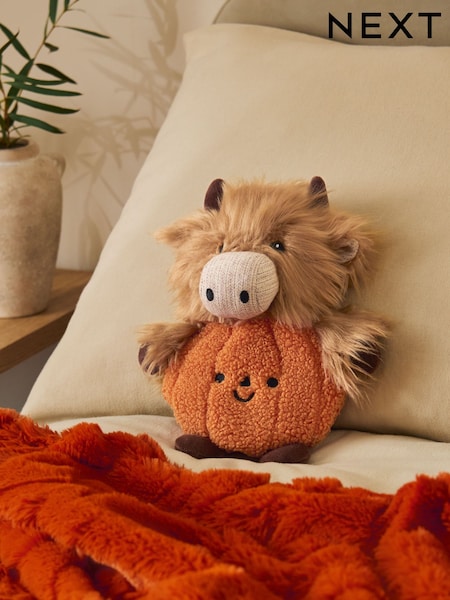 Natural Halloween Pumpkin Hamish Microwaveable Hottie (AV5024) | €21