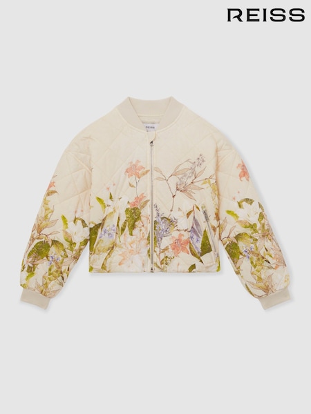 Reiss Nina Quilted Printed Bomber Jacket (AV5057) | 138 €