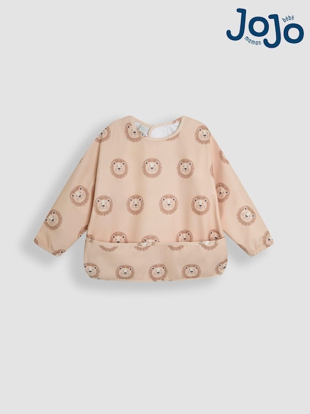 JoJo Maman Bébé Neutral Lion Sleeved Bib (AV5212) | $16