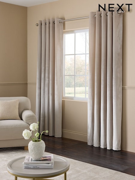 Liquid Velvet Eyelet Curtains (AV5307) | € 63 - € 158