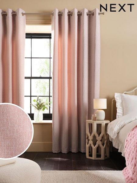 Heavyweight Chenille Eyelet Curtains (AV5309) | 90 € - 234 €