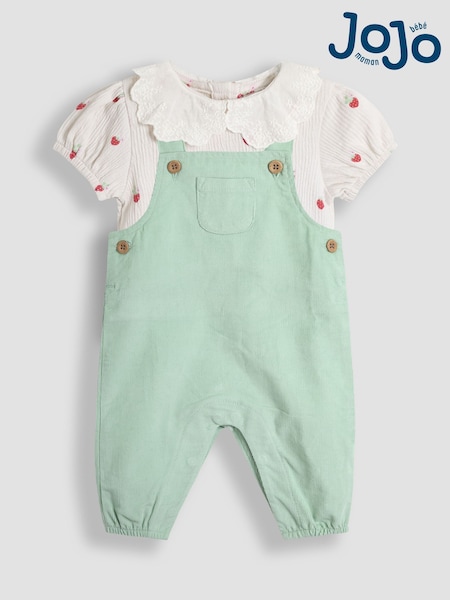 Jojo Maman Bébé Green Dungaree Set (AV5341) | $52 - $56