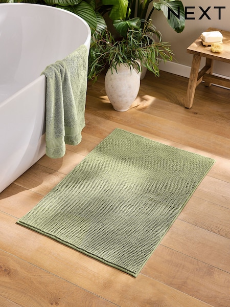Sage Green Bobble X-Large Bath Mat (AV5365) | $26