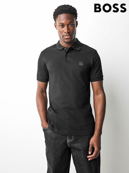 BOSS Black Slim Fit Passenger Box Logo Polo Shirt (AV5425) | AED460