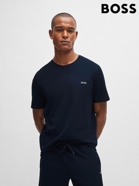 BOSS Blue Stretch Cotton T-Shirt (AV5474) | €52