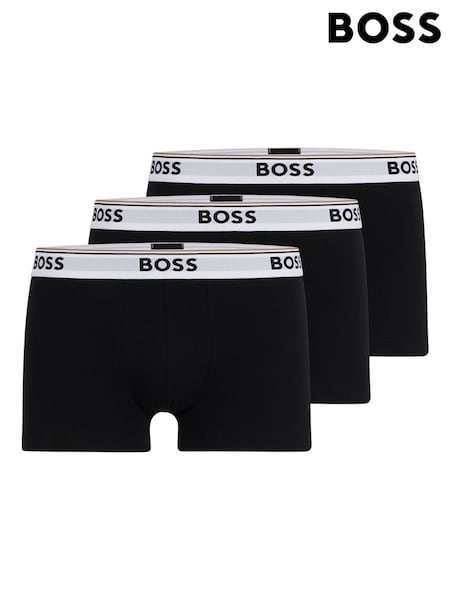 BOSS Black Chrome Power Stretch Cotton 3 Pack Boxers (AV5485) | €64