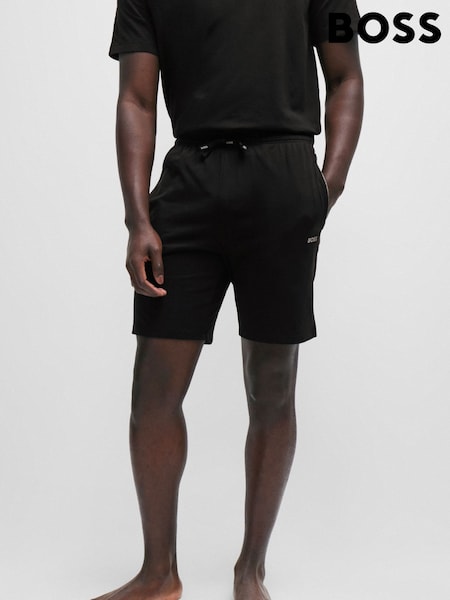 Черный - BOSS Stretch Cotton Shorts (AV5504) | €52