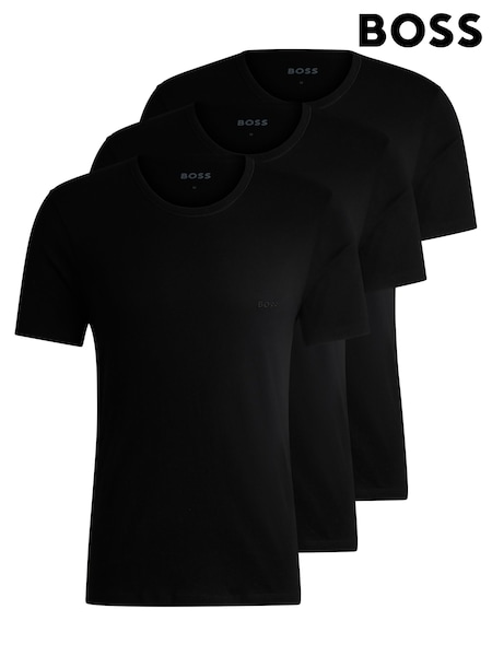 Negro - BOSS Classic Crew Neck T-Shirts 3 Pack (AV5510) | 64 €