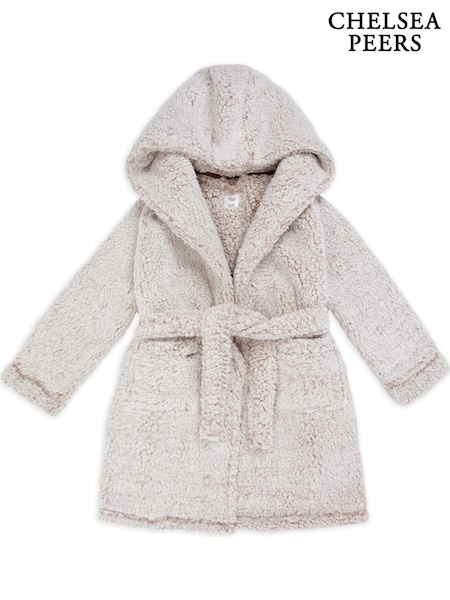 Chelsea Peers Brown Kids Teddy Fleece Dressing Gown (AV5533) | R$ 375