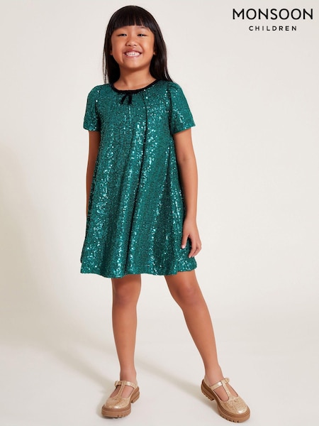 Monsoon Sienna Sequin A-Line Dress (AV5649) | 200 LEI - 242 LEI