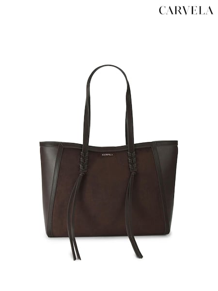 Carvela Tassel Winged Brown Tote Bag (AV5700) | 4,746 UAH