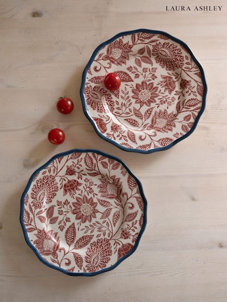 Laura Ashley Terracotta Set of 2 Hedingham 21cm Side Plates (AV5717) | €29