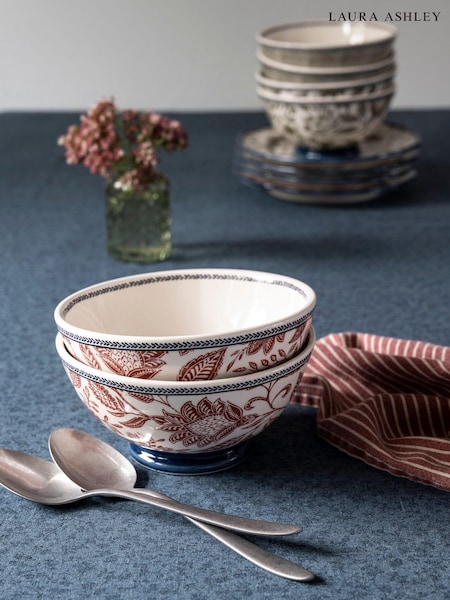 Laura Ashley Set of 2 Terracotta Hedingham Bowls (AV5728) | €32